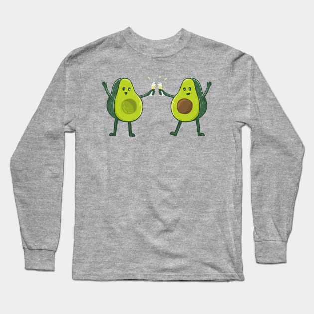 Avocado Toast Long Sleeve T-Shirt by Cosmo Gazoo